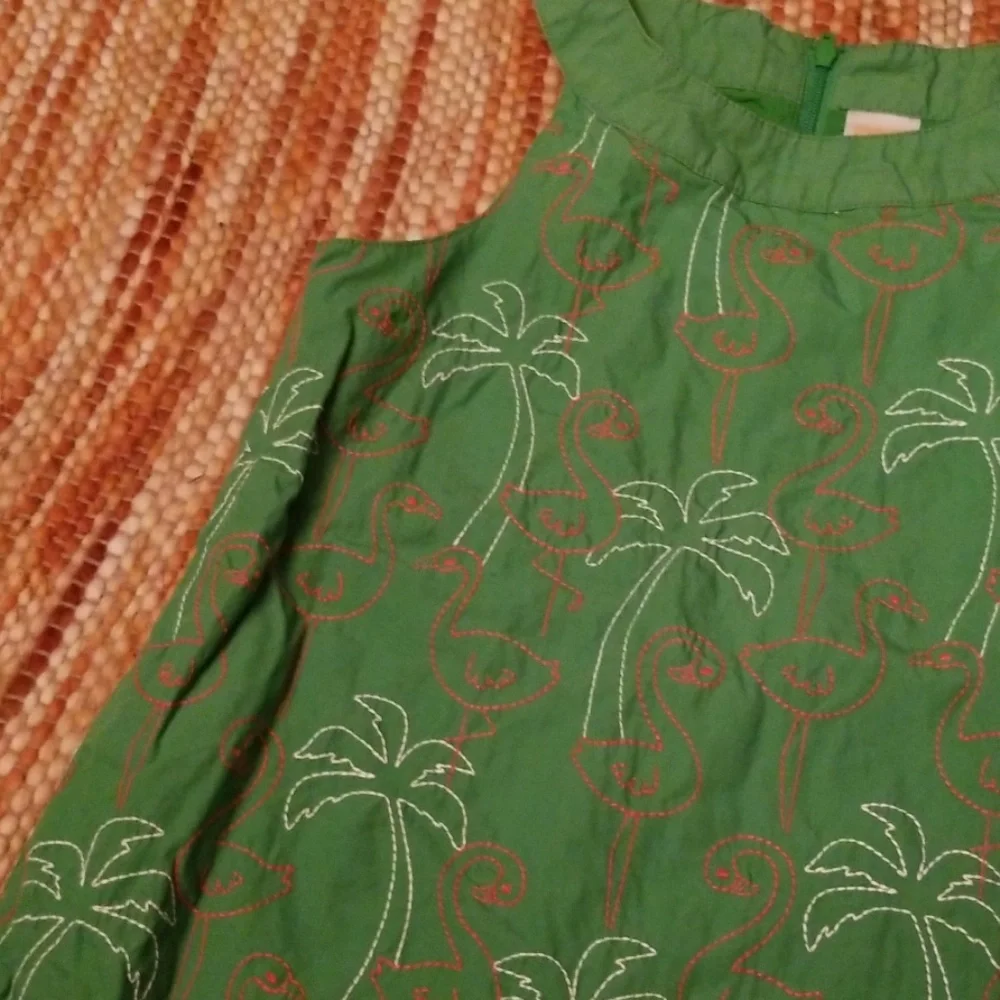 Girls 7 gymboree‎ flamingo dress